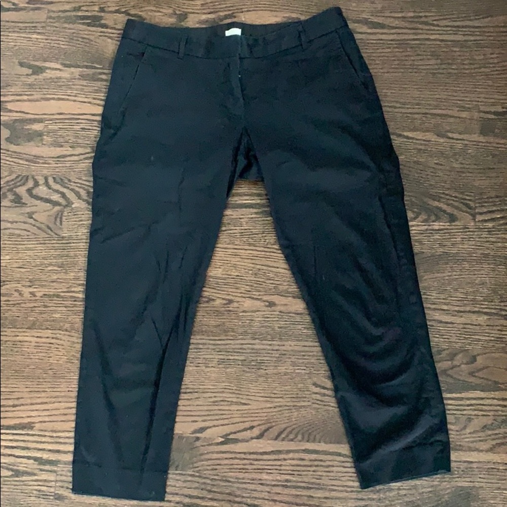 J. Crew Stretch Black Pants Size 10